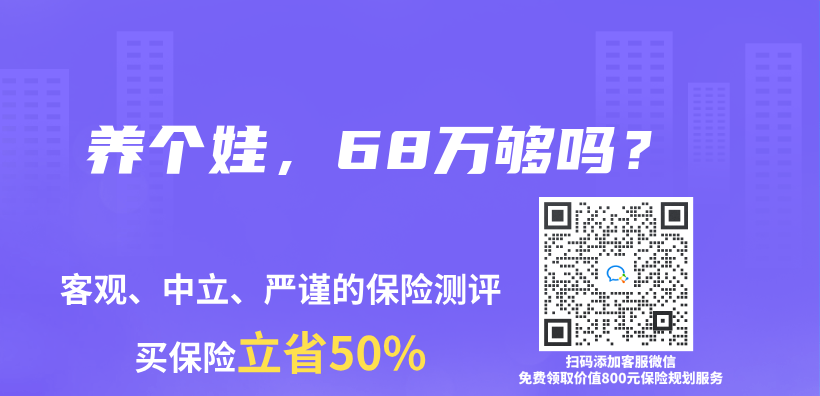 养个娃，68万够吗？插图