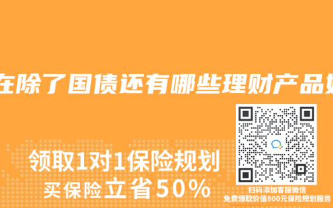 现在除了国债还有哪些理财产品好