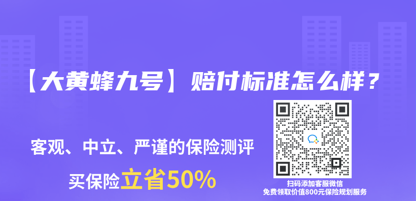 【大黄蜂九号】赔付标准怎么样？插图