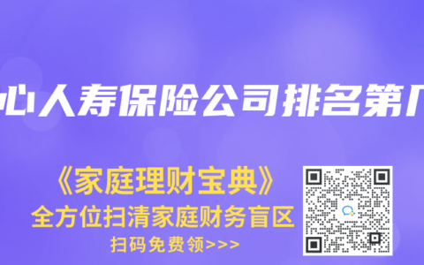 爱心人寿保险公司排名第几