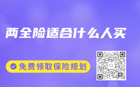 两全险适合什么人买