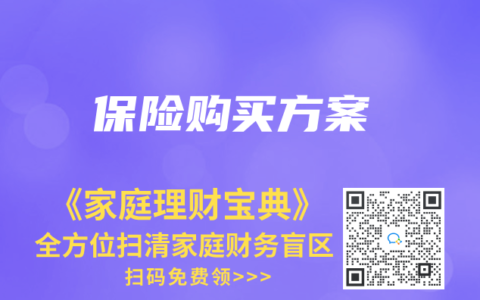 保险购买方案