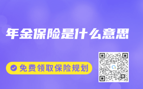 年金保险是什么意思