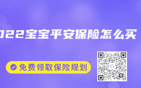 2022宝宝平安保险怎么买