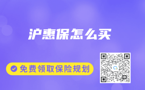 沪惠保怎么买
