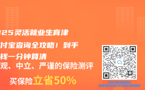 ‌2025灵活就业生育津贴支付宝查询全攻略！到手多少钱一分钟算清‌