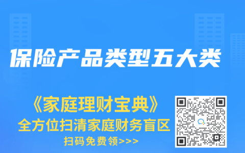 保险产品类型五大类