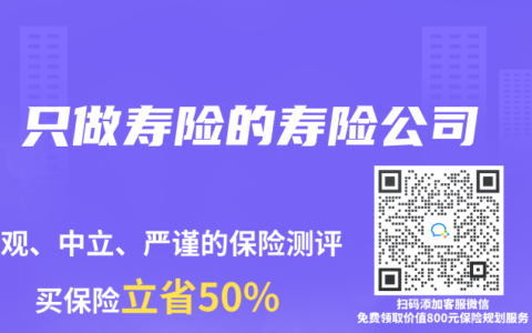 只做寿险的寿险公司