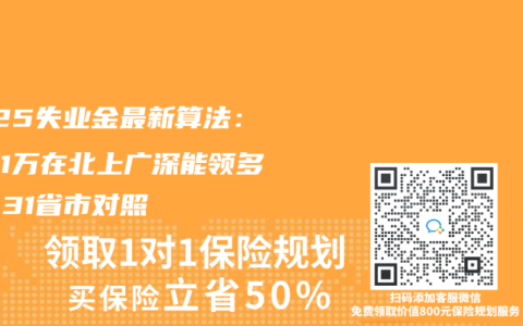 2025失业金最新算法:月薪1万在北上广深能领多少?31省市对照缩略图 2025失业金最新算法:月薪1万在北上广深能领多少?31省市对照