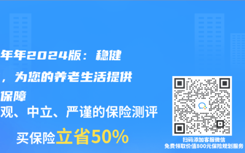 鑫禧年年2024版：稳健收益，为您的养老生活提供坚实保障