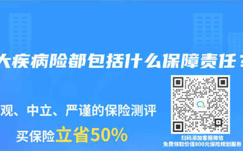 重大疾病险都包括什么保障责任？
