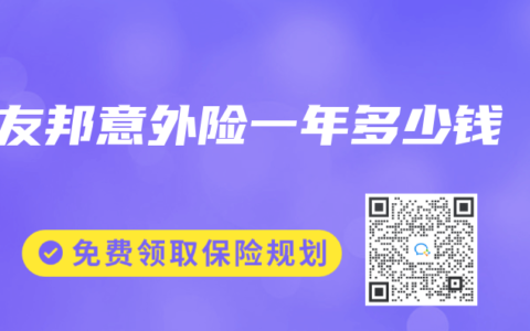 友邦意外险一年多少钱