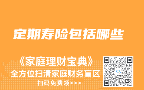 定期寿险包括哪些