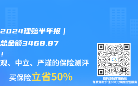 谱蓝2024理赔半年报｜协赔总金额3468.87万元！