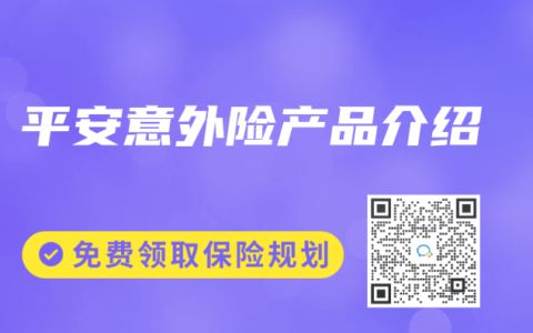 平安意外险产品介绍