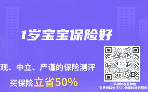 1岁宝宝保险好
