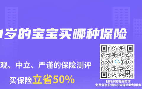1岁的宝宝买哪种保险