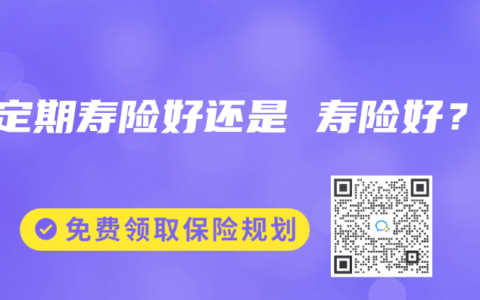 买定期寿险好还是 寿险好？