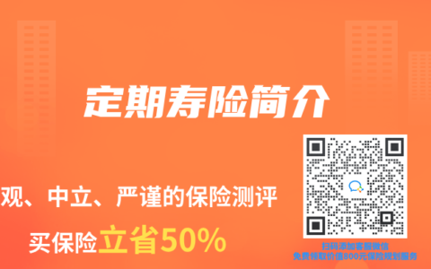 定期寿险简介