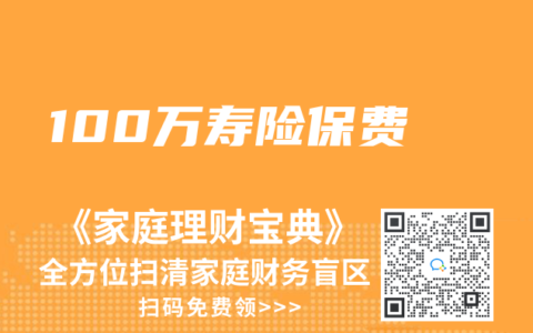 100万寿险保费