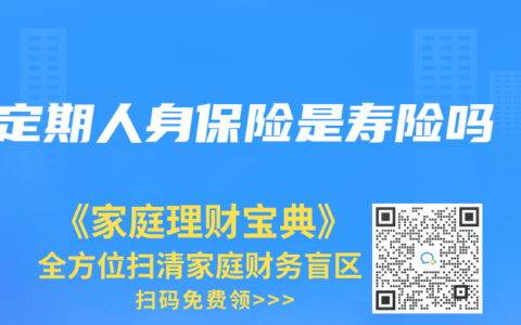 定期人身保险是寿险吗