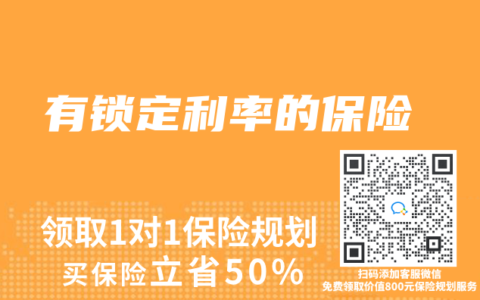 有锁定利率的保险