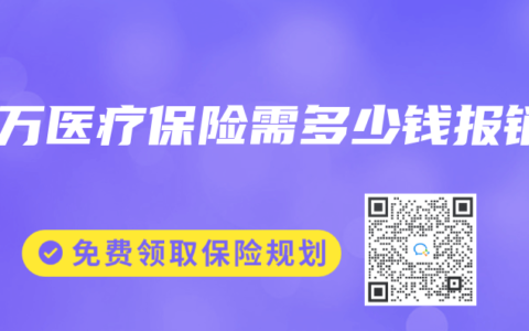 百万医疗保险需多少钱报销