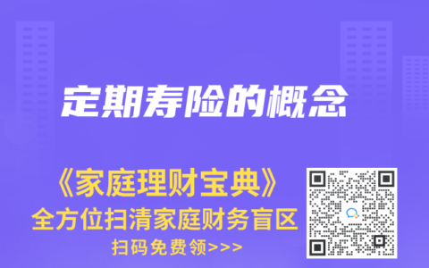 定期寿险的概念