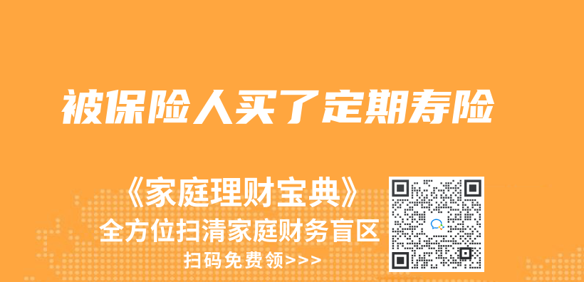 被保险人买了定期寿险插图