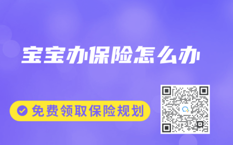 宝宝办保险怎么办