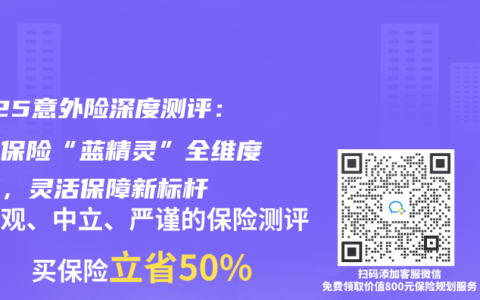 2025意外险深度测评：利宝保险“蓝精灵”全维度拆解，灵活保障新标杆