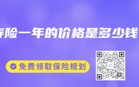 寿险一年的价格是多少钱