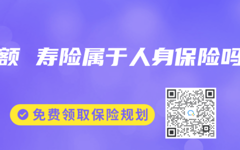 增额 寿险属于人身保险吗
