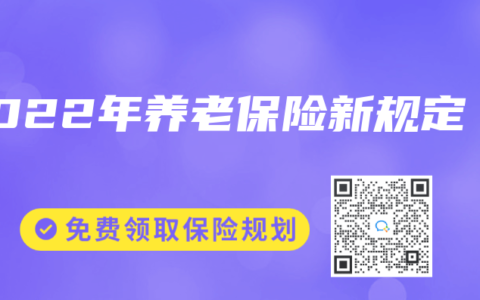 2022年养老保险新规定