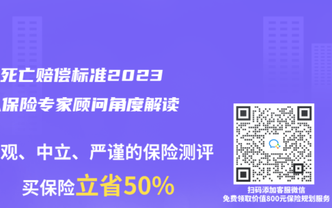 意外死亡赔偿标准2023：行内人角度解读