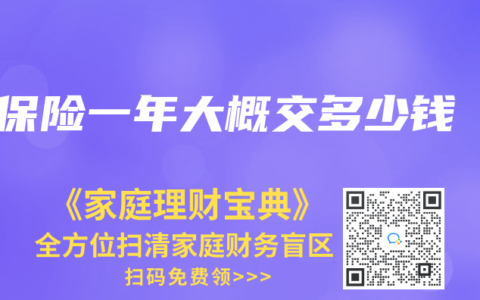 保险一年大概交多少钱缩略图 保险一年大概交多少钱