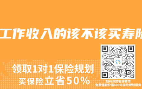 没工作收入的该不该买寿险