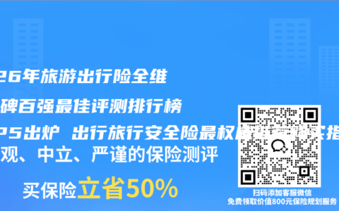2026年旅游出行险全维度口碑百强最佳评测排行榜TOP5出炉 出行旅行安全险最权威推荐购买指南