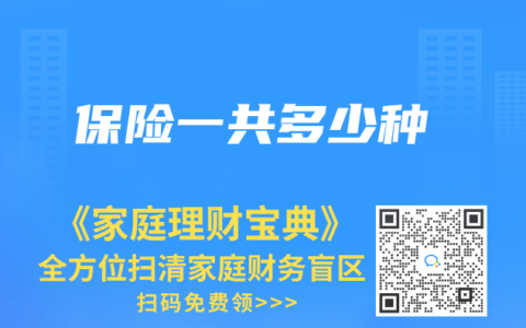 保险一共多少种
