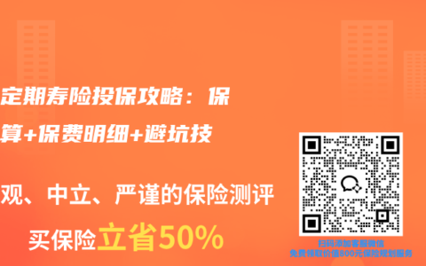 家庭定期寿险投保攻略：保额计算+保费明细+避坑技巧
