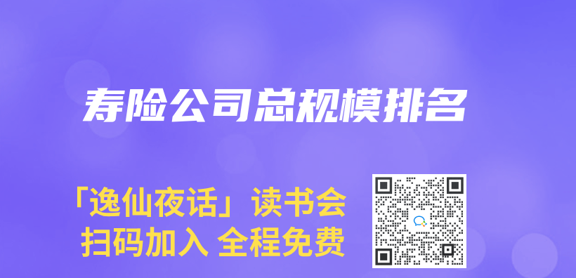 寿险公司总规模排名插图