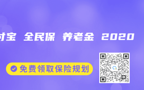 支付宝 全民保 养老金 2020
