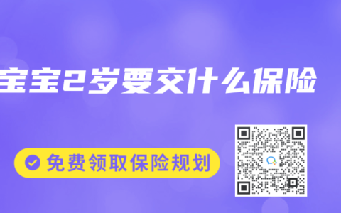 宝宝2岁要交什么保险
