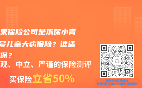 哪一家保险公司是承保小青龙2号儿童大病保险？谁适合投保？
