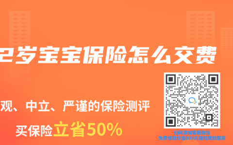 2岁宝宝保险怎么交费