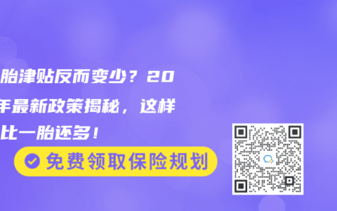 生二胎津贴反而变少？2025年最新政策揭秘，这样领取比一胎还多！
