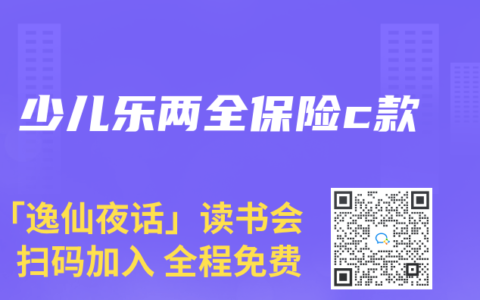 少儿乐两全保险c款