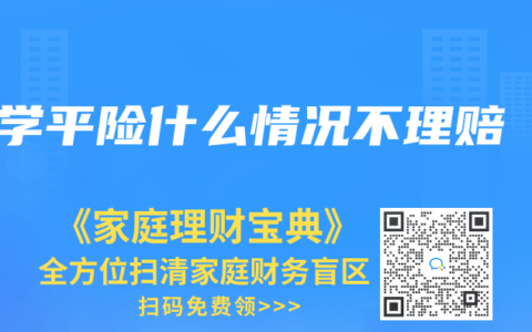 学平险什么情况不理赔