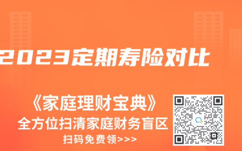 2023定期寿险对比