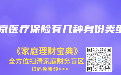 北京医疗保险有几种身份类型